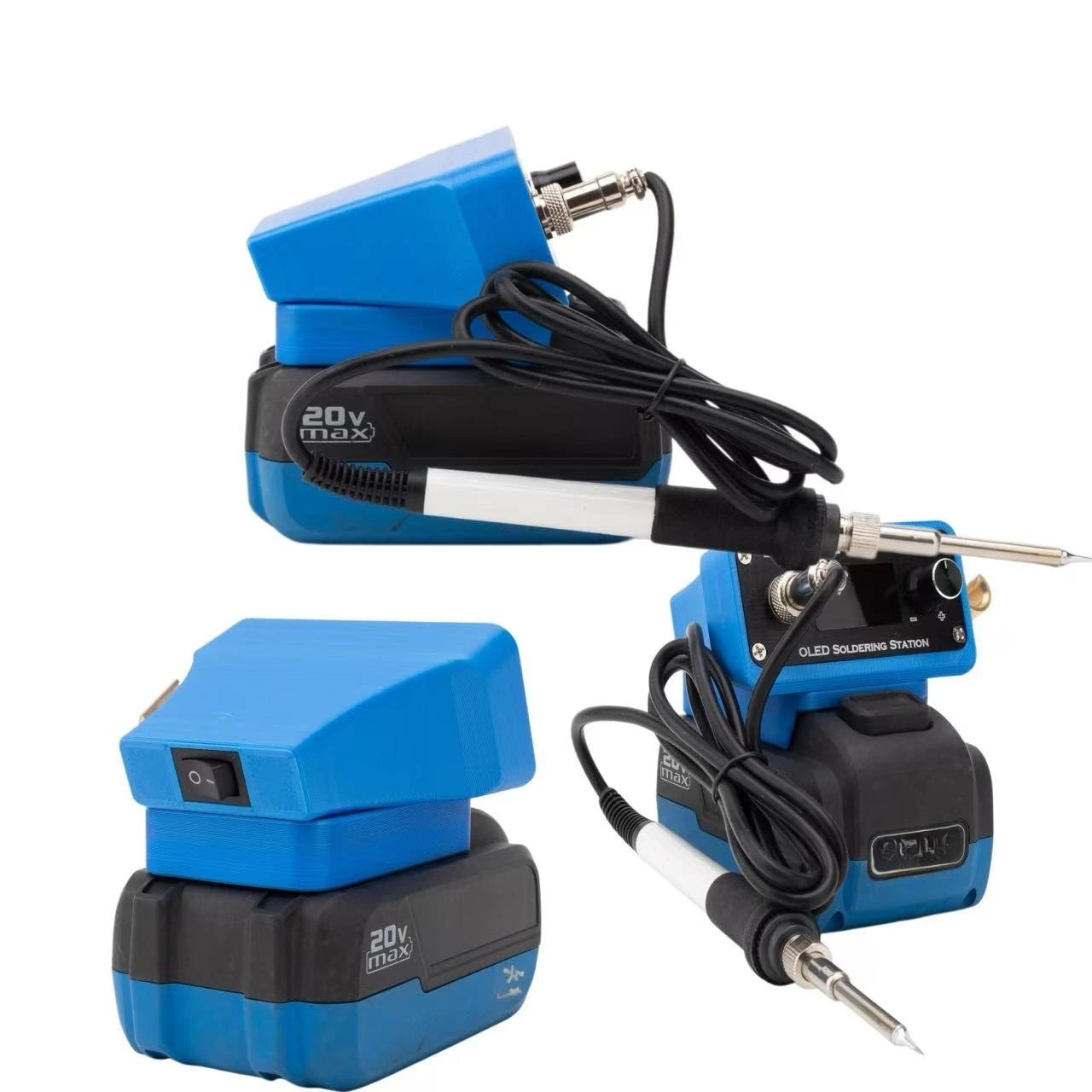 T12 Soldering Iron Station For Dewalt/Makita/OZITO/Milwaukee/BOSCH/Festool / Mastercraft /PBA/PARKSIDE /Ryobi  Lithium Batteries