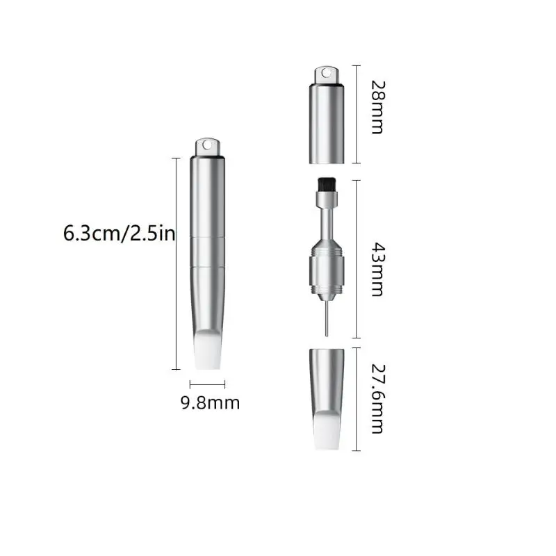 Multi-Function Adapter Portable SIM Card Ejector Pin with Cleaning Brush for Phone Unpacking Tool Accessory view 6