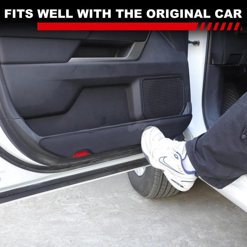 

For Toyota Tundra 2022+ door anti-fouling pads door protective cover anti-kick plate car interior protective accessories