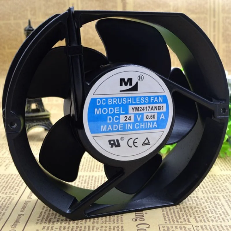 

C for Communication 24V 0.60A 17251 YM2417ANB1 150 * 172 * 51MM cooling fan