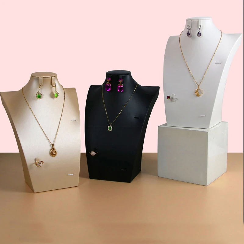 Jewelry Necklace Display Stands Window Mannequins Display Props Counter Displays Pendant and Earring Hangers