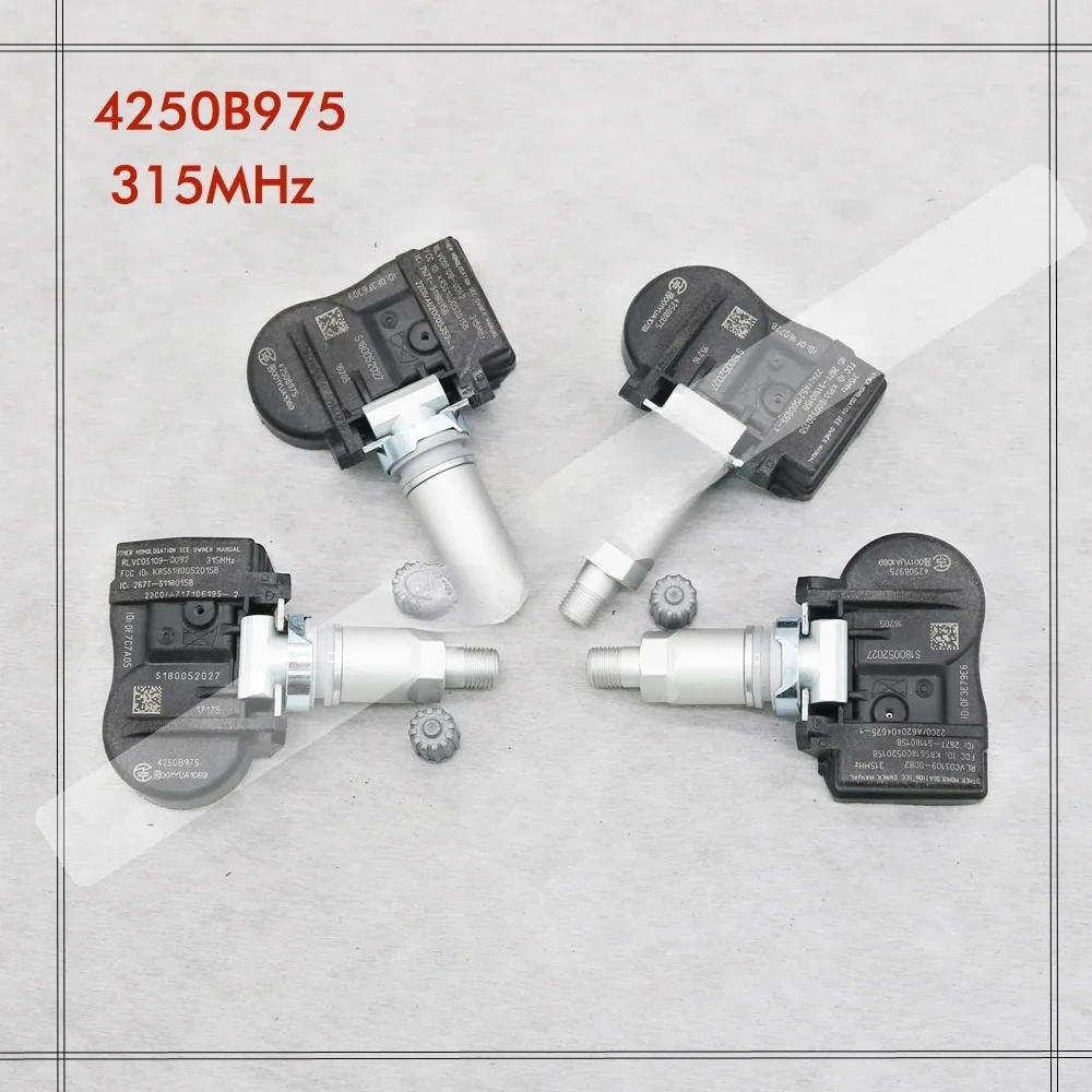 

4 шт. 4250B975 датчик давления в шинах TPMS для Mitsubishi Outlander I-Miev Lancer Mirage 315 МГц