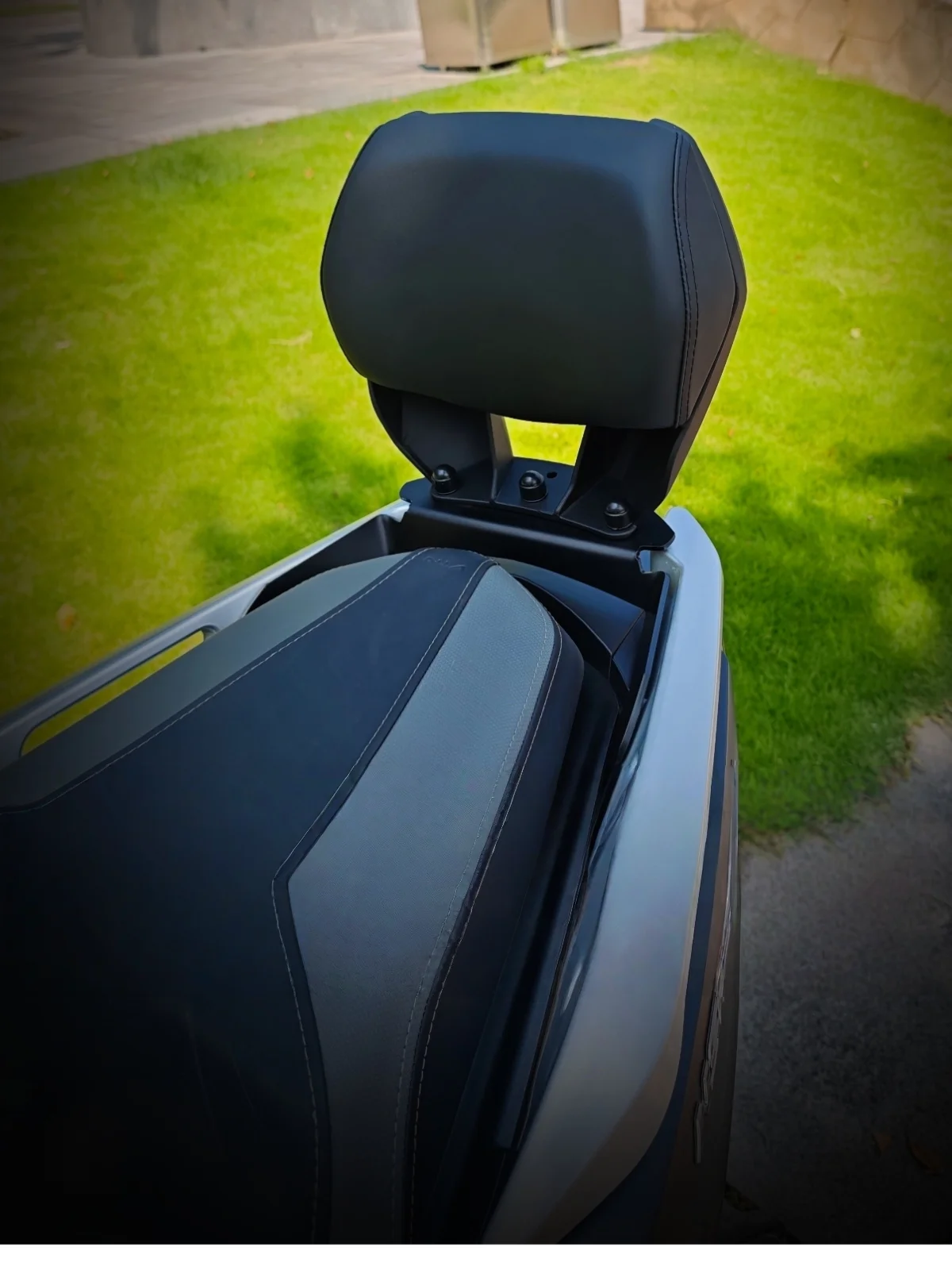 【Good quality】For Honda NS150GX Standard Version Aluminum Alloy Rear Backrest Modified Waist Anti-Fall Backrest
