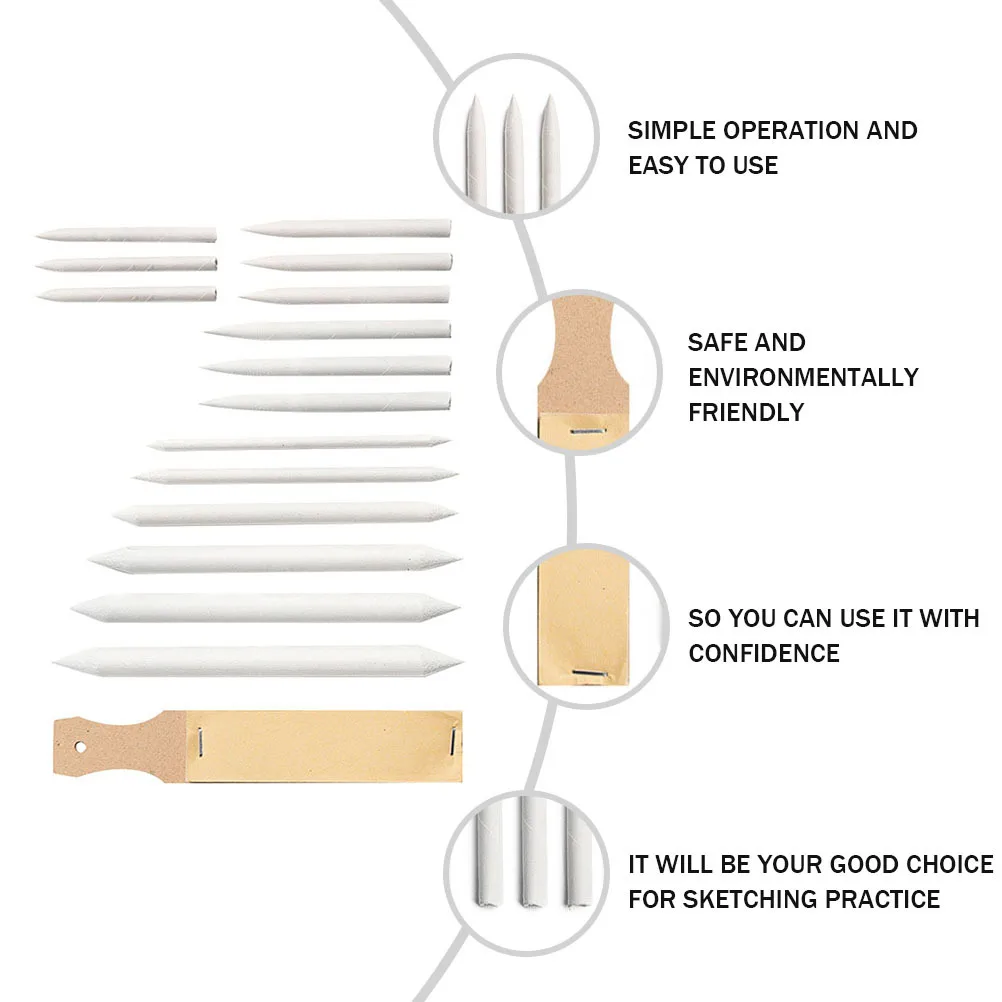 

1Set Blending Stump for Drawing Sketching Set Smudge Pen Painting Stationery Kit Widely Used Schools Classrooms