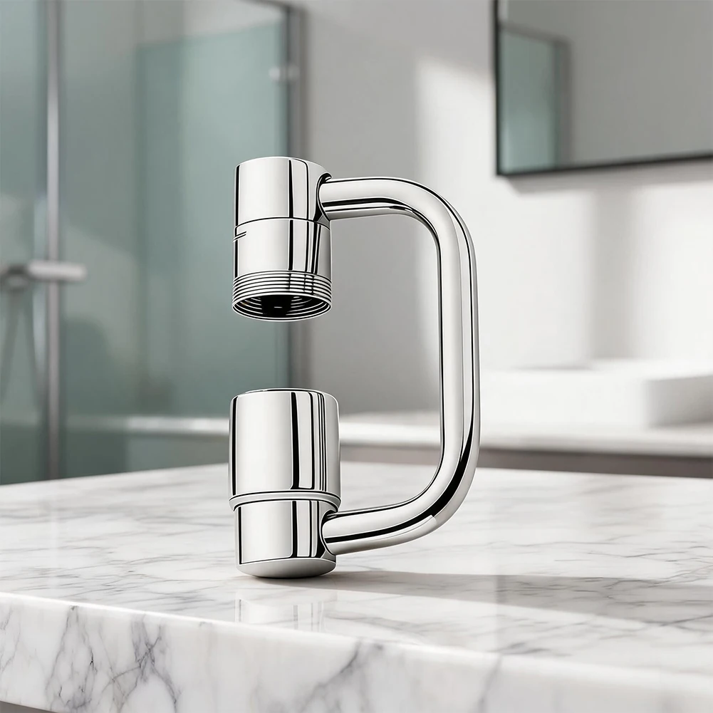 Kitchen And Bathroom Faucet Faucet Extender Dual Spray Modes Faucet Extender Flexible Maneuvering Soft Bubble Stream