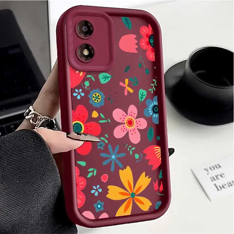 E13 Colorful Rainforest Sky Eye Ladder Phone Case For Motorola Moto E40 E32 E30 E22i E22 E13 Cover