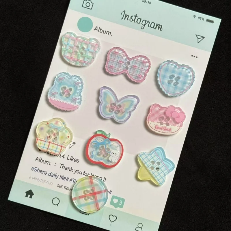

Ins style button, handmade accessories, diy cartoon buttons for fabric accessories handcrafted items