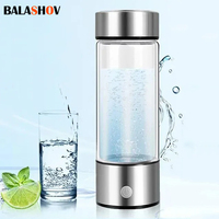 Portable Hydrogen Rich Water Cup Hydrogen Water Generator Alkaline Maker Ionizer Bottle Super Antioxidan Titanium Quality Filter
