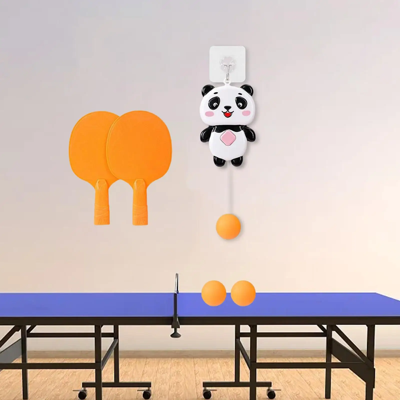 

Портативный тренажер для настольного тенниса, тренировочное спаринг с регулируемой высотой для