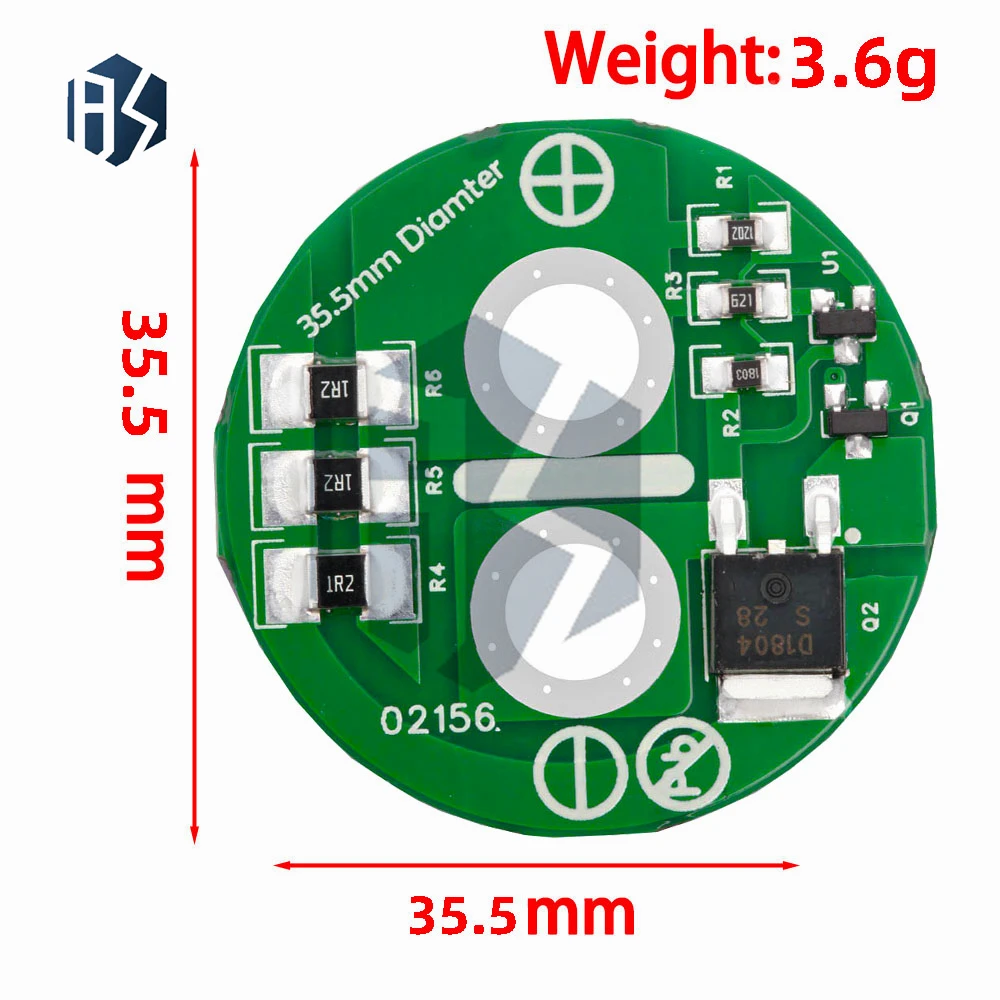 1/3 قطعة 2.7 فولت 500F وحدة موازنة مكثف فائق: درجة السيارات، واجهة عالمية 3.5 ملم وواقي الجهد الزائد #2