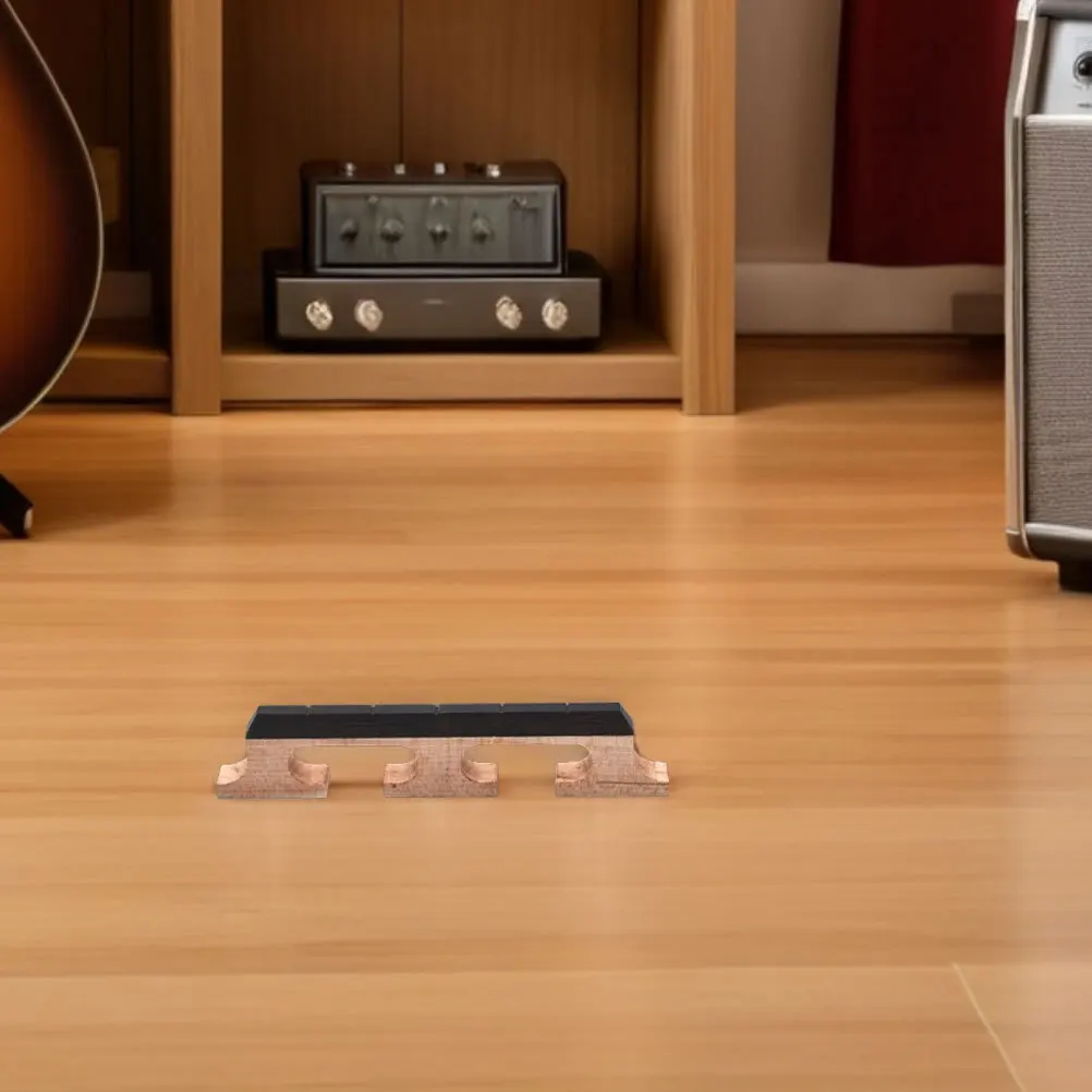 

3Pcs 5 String Wooden Banjo Bridge Precision Fit Design for Banjos Ukuleles Instrument Accessories Banjo Bridge