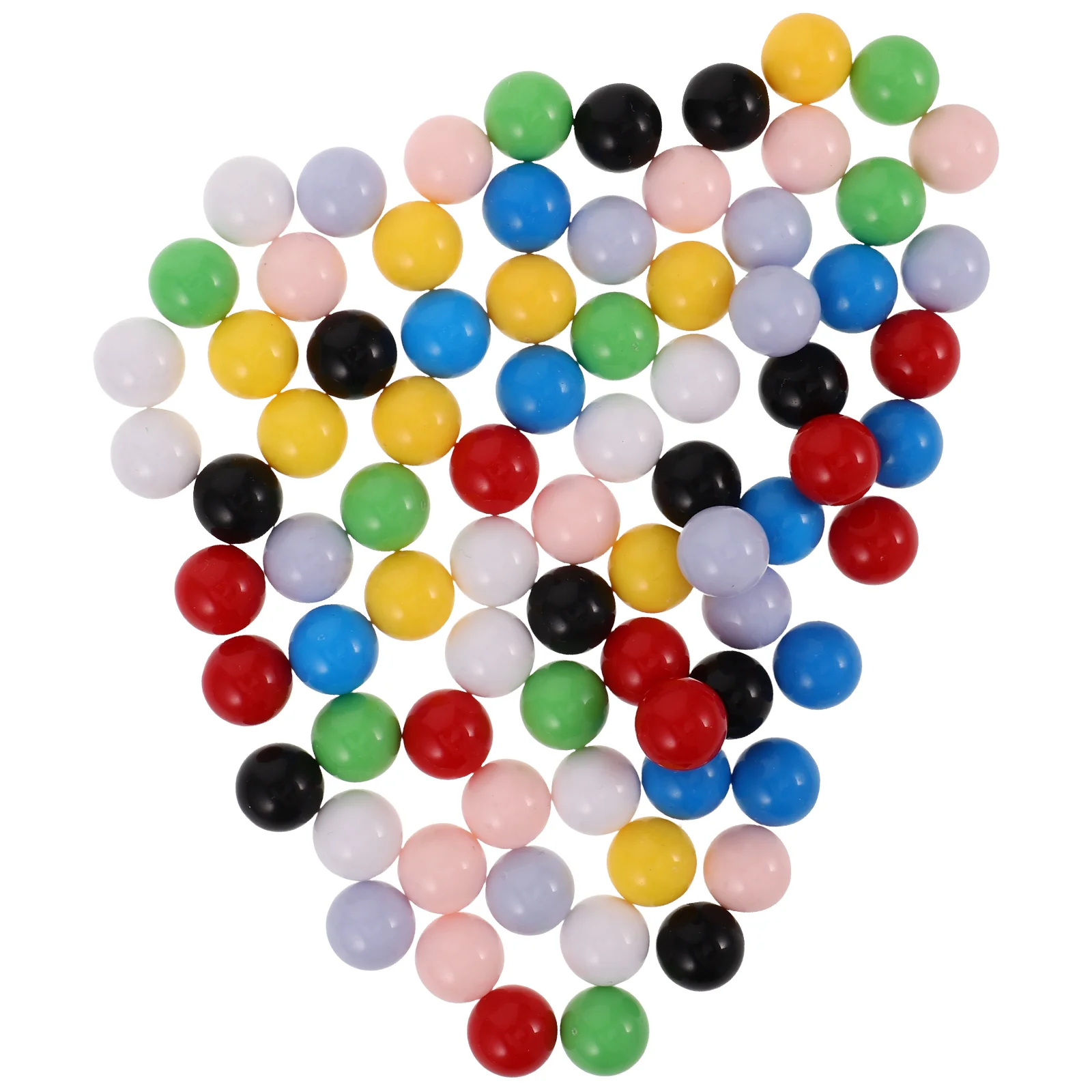 80 Pcs Small Marble Toy 12mm Solid Color Marbles Kids Counting Balls Montessori Teaching Aids Math Learning Aid Safe