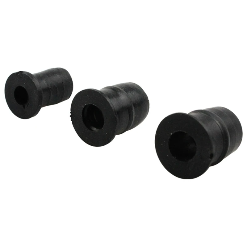 10Pcs Universal Motorbike Windshield Fasterner M6 Rubber Well Nut Windscreen Nut Washer Screw