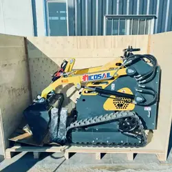 EPA Euro 5 Small Crawler/Wheeled Front Loaders Fast Delivery Stand Behind Skid Steer Loader Diesel Engine Snow Shovel Customized
