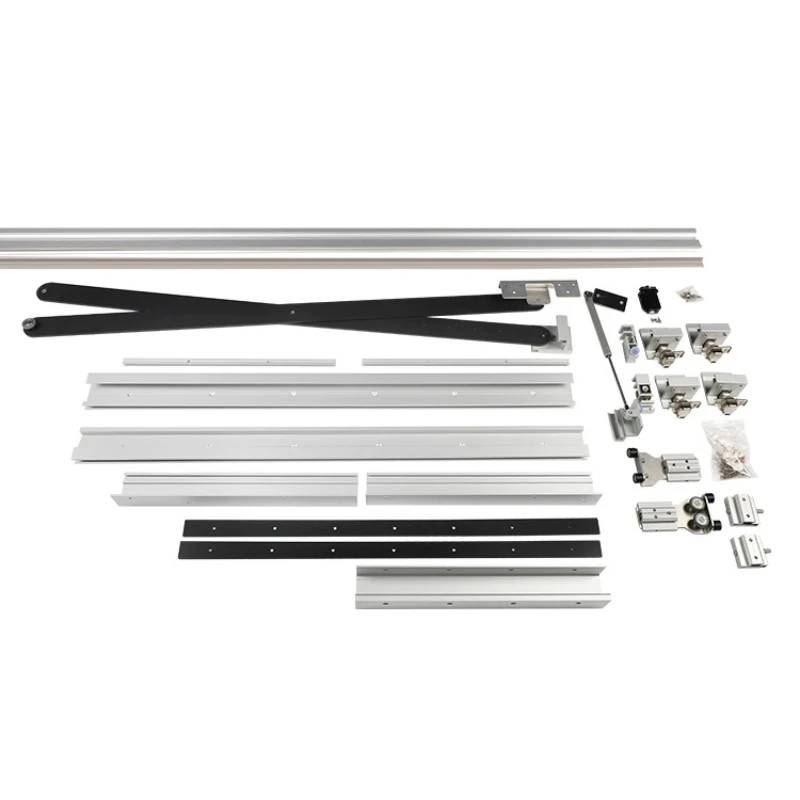 

Скрытая телескопическая боковая направляющая для двери с одной открытой кнопкой