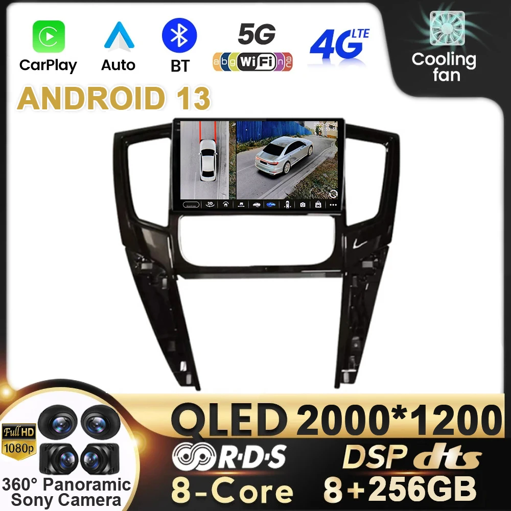 

Автомобильный радиоприемник RHD 9 дюймов Carplay Android 13 для Mitsubishi L200 2018-2021 мультимедийный QLED плеер стерео навигация GPS Авторадио экран