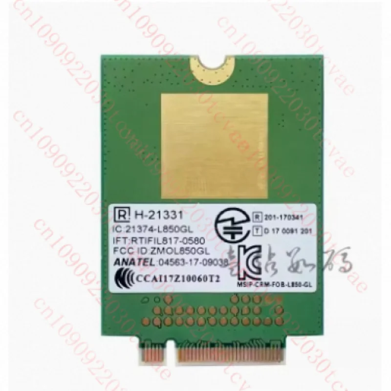 

4G LTE Wireless Fibocom L850-GL M.2 Card For Lenovo Thinkpad X1 carbon 6th X280 T480 T480s T490 T490s T580 L580 P52 01AX792