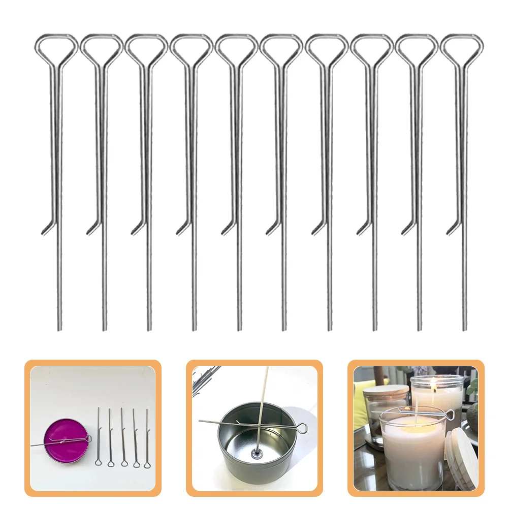 

10pcs Holders Carbon Steel Centering Tools For Diy Making Metal Wick Fixing Accessories Small Wick Holders