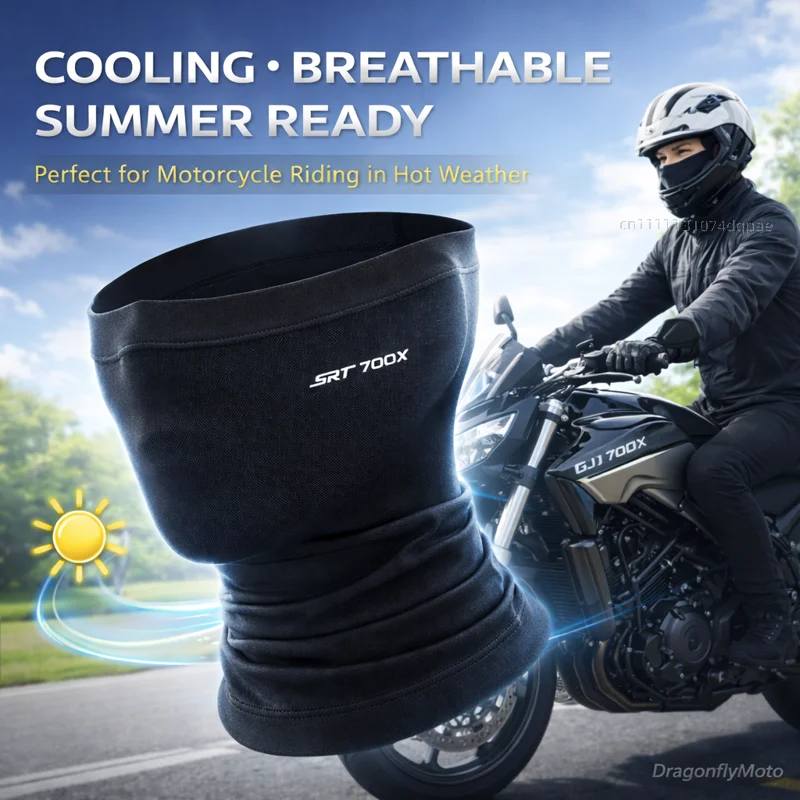 

Дышащая летняя маска-балаклава для мотоцикла QJ Motor SRT 700X с возможностью нанесения логотипа