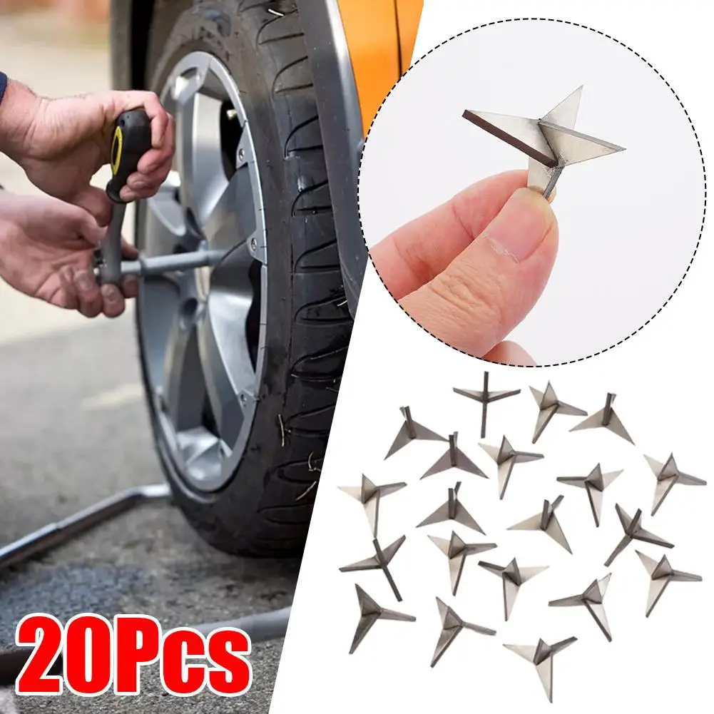 

Tire Tyre Puncture Round Nail Spikes Corrosion Resistant Vehicle Nails Anti-theft Car Accessories Auto Security 20pcs Punct D0t0