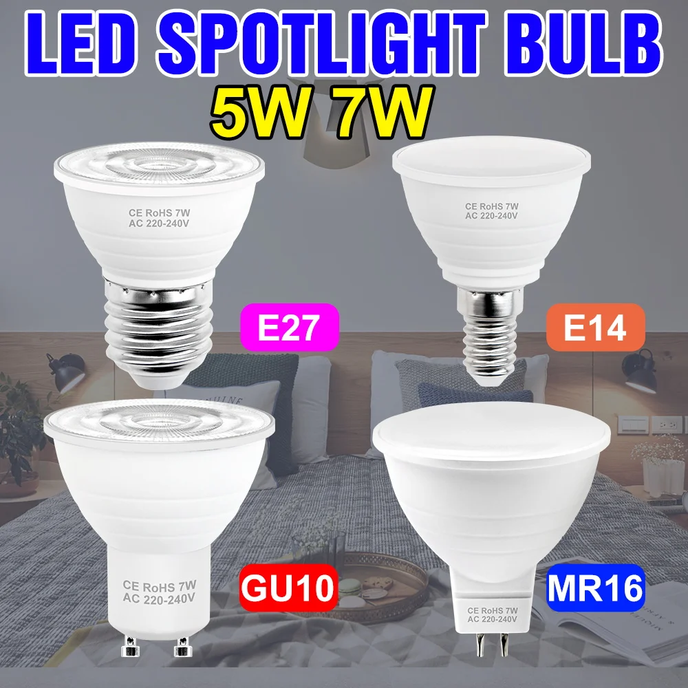 7W E27 Led Light Bu…