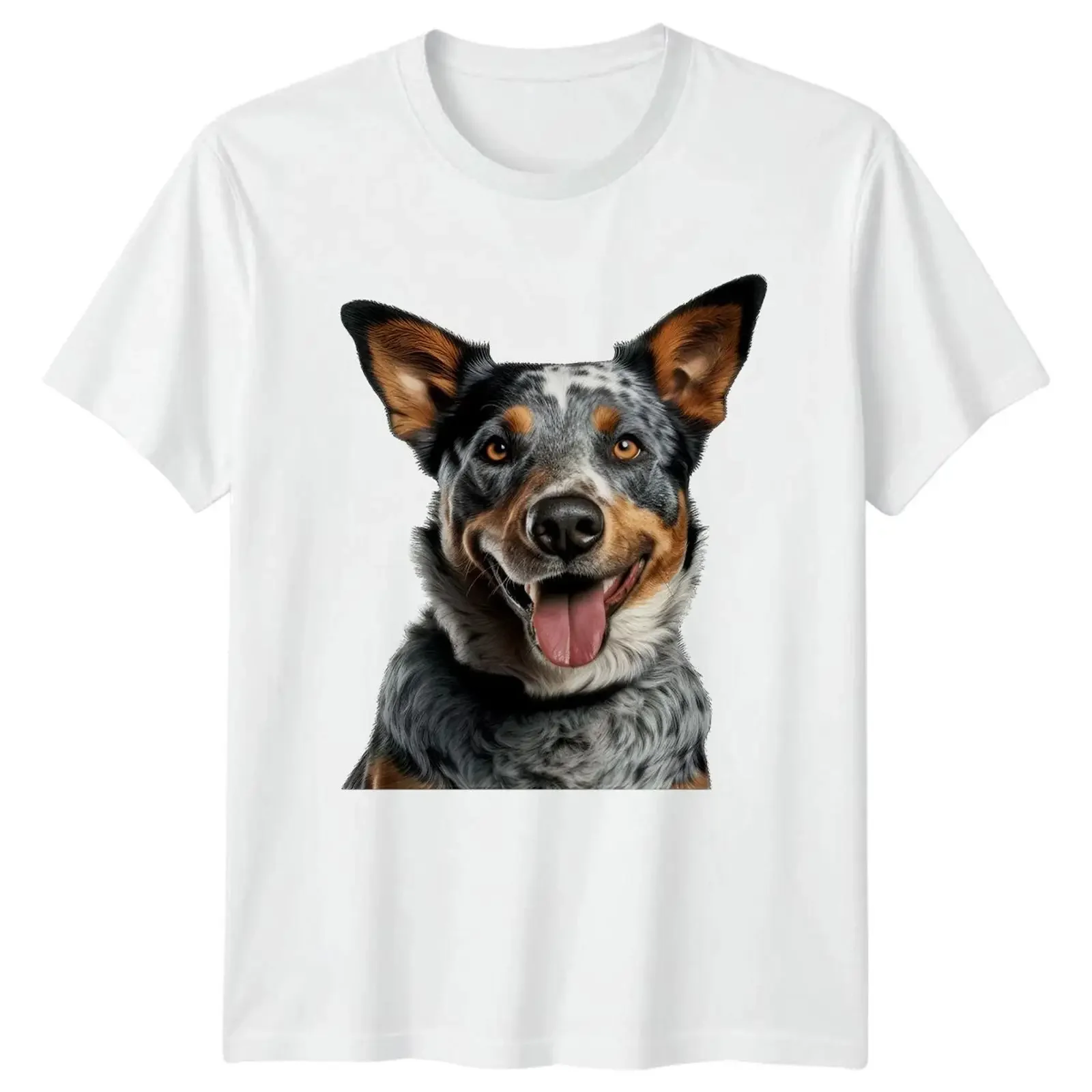 Australian Cattle Dog Blue Heeler T Shirt Hund Geburtstag Geschenk für Ihn vintage Washed fashion Comfortable Slightly