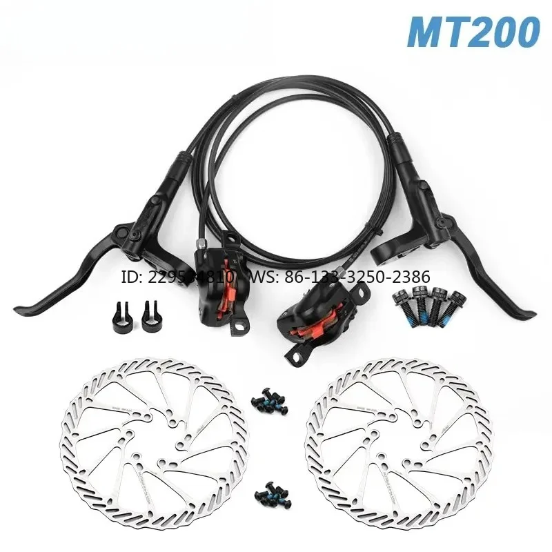 Hydraulic Disc Brake MT200 BR BL Hydraulic Brake 160mm Rotors Caliper Cycling Parts