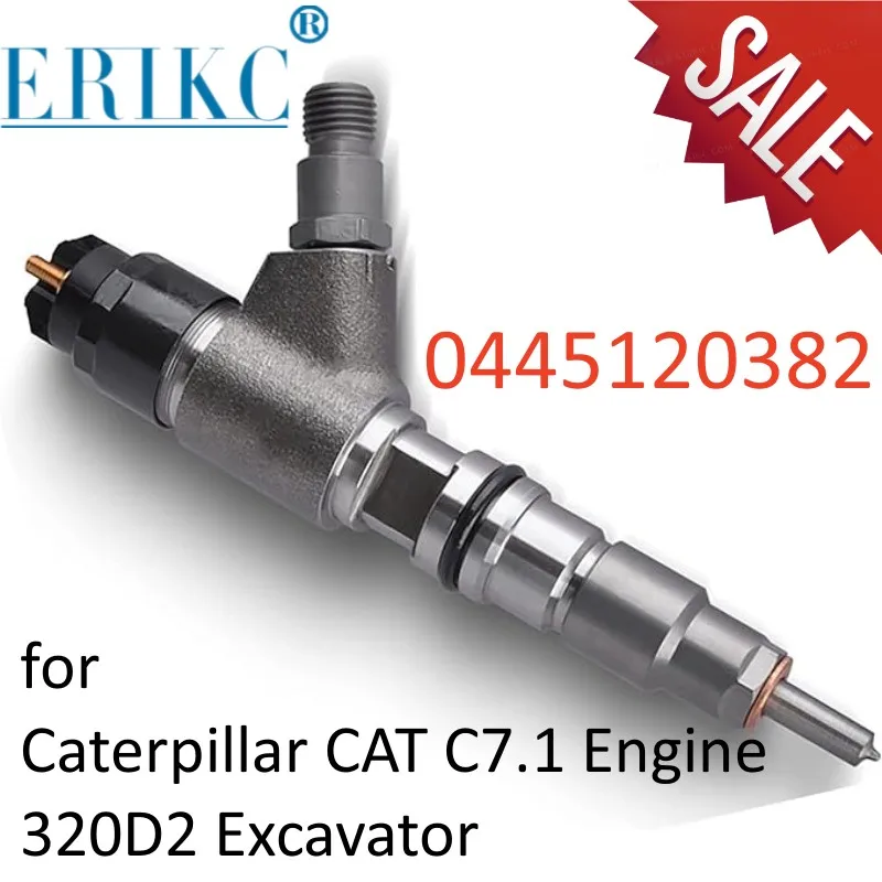 

0445120382 Common Rail Injector 396-9626 Fuel Injector 0 445 120 382 for Caterpillar CAT C7.1 Engine 320D2 Excavator