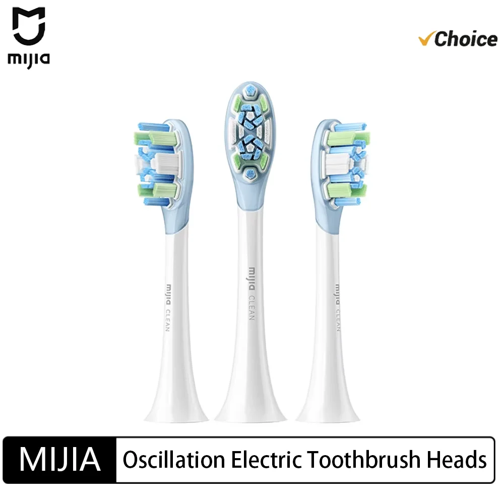 

Original MIJIA Oscillation Electric Toothbrush Replacement Heads (Clean) 3 Pcs Sonic Sweep Electric Toothbrush heads