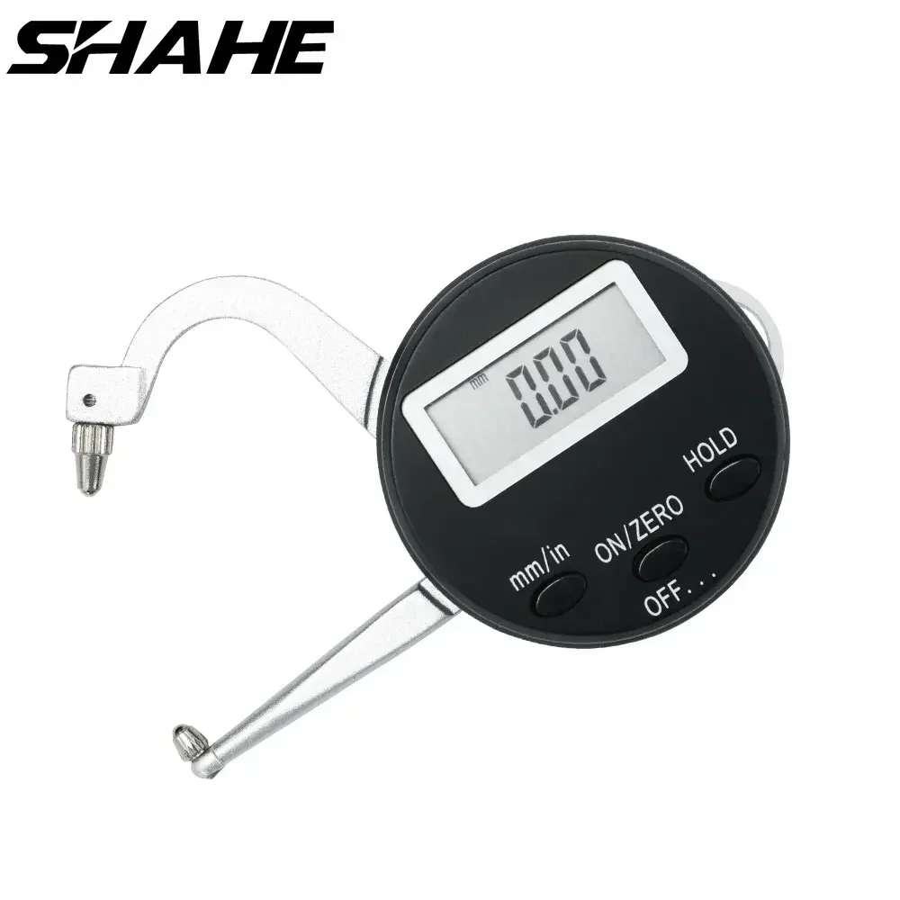 SHAHE Digital Outside Thickness Gauge 0-25 mm 0.01mm Caliper Measurment For Thickness Of Tube/ Steel Plate/ Lens