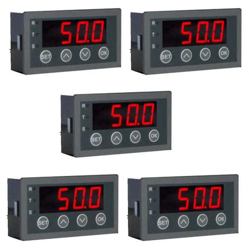 HOT SALE 5X Digital Display Meter 0-10V 0-20MA 2-10V 4-20MA Analog Input Display Table Digital Display Head With RS485 Version