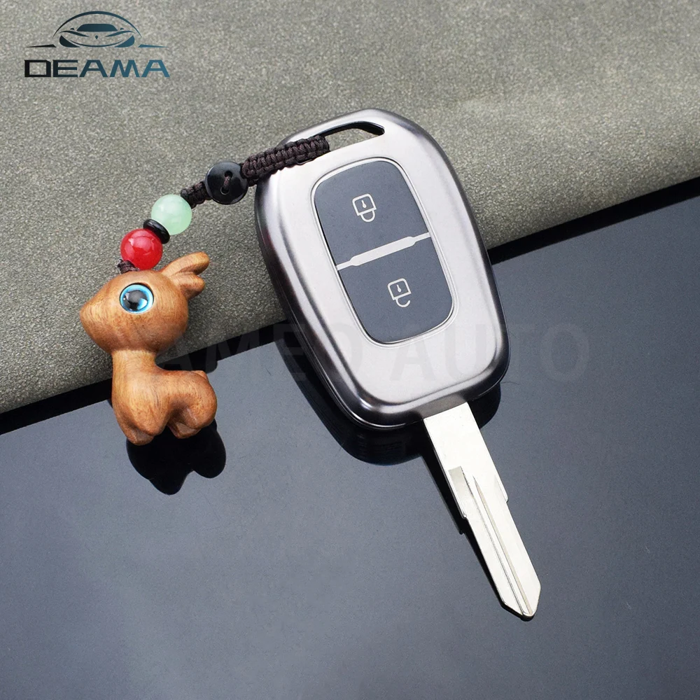 

2 Button TPU Car Key Cover Case for Renault Kwid Traffic Symbol for Dacia Sandero Logan Duster 2016 2017 2018 Fob Shell Holder