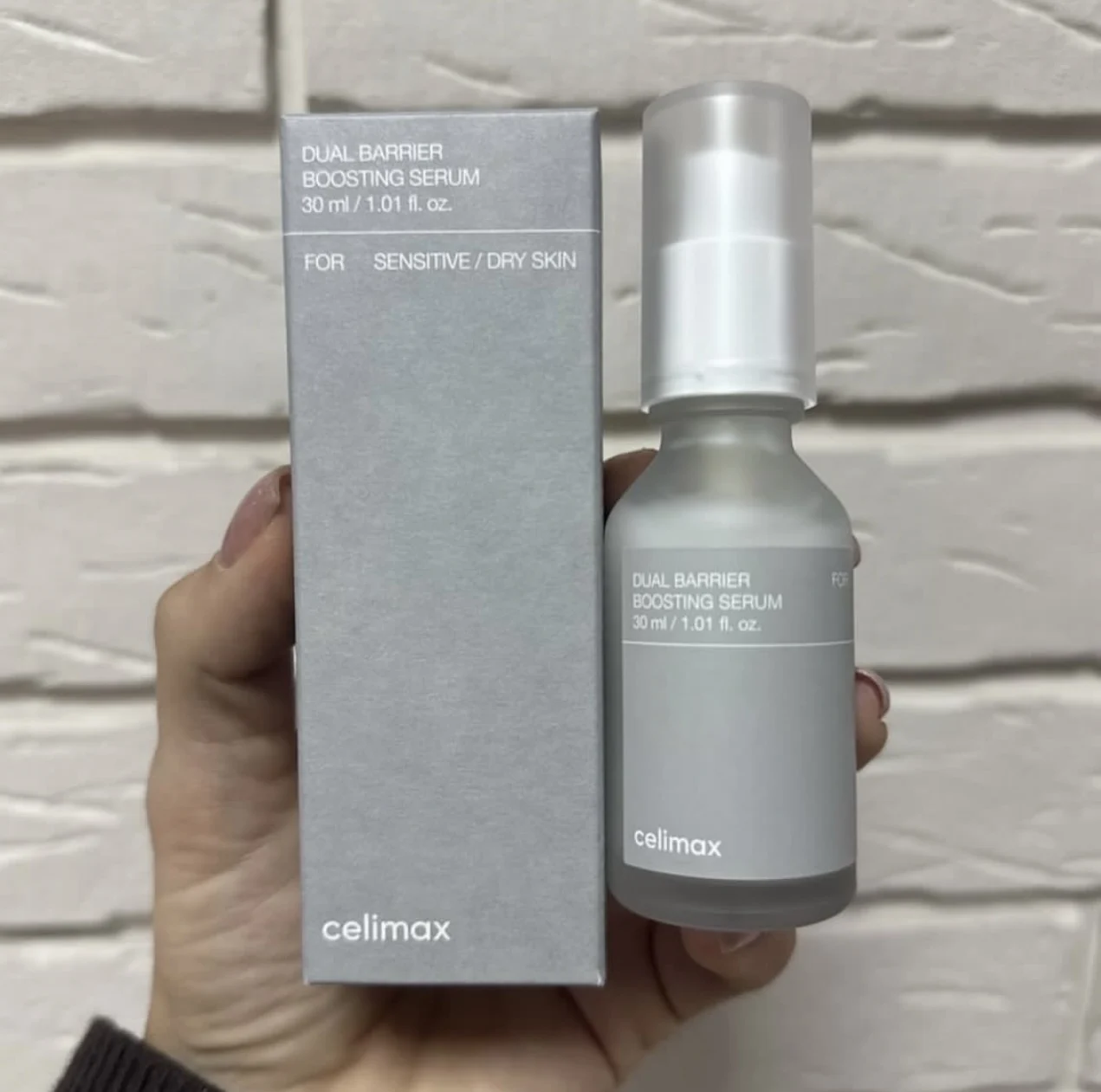 Suero Celimax Dual Barrier Boosting para Piel Seca y Sensible, Calmante, Nutritivo y Humectante, 30ml, Esencia Facial Coreana Original