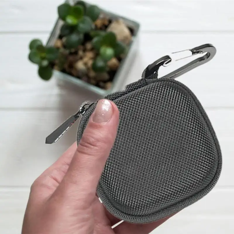 เคสหูฟังกันฝุ่นเคสใส่ป้องกันแบบมีสายสำหรับที่เก็บหูฟังหูฟังแบบมีที่เสียบหูฟังแบบใช้ซ้ำได้