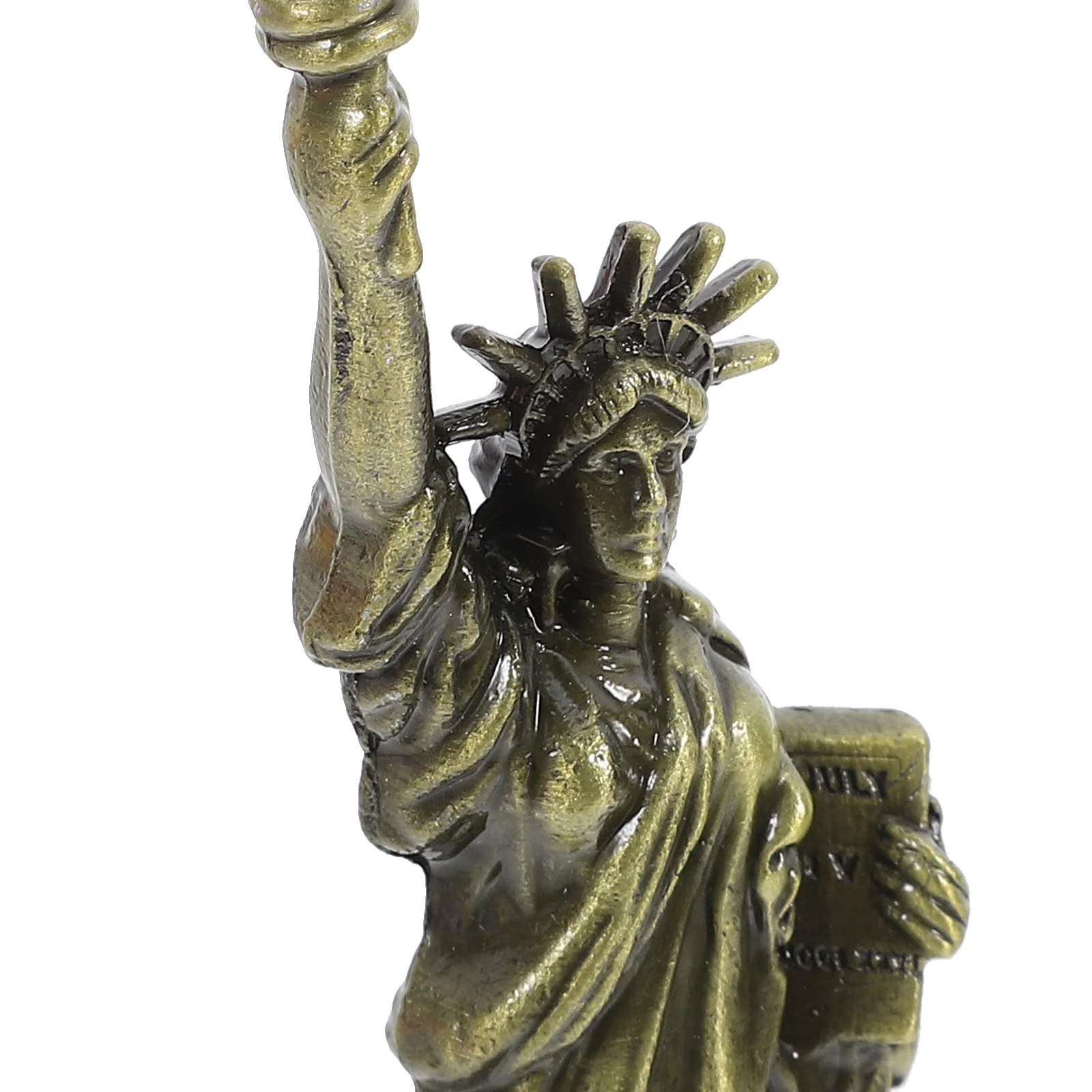 

15Cm Bronze Goddess Statue Decor Alloy Metal Ornament for Home Office Wedding Party Desktop Decoration American Statue of Decor