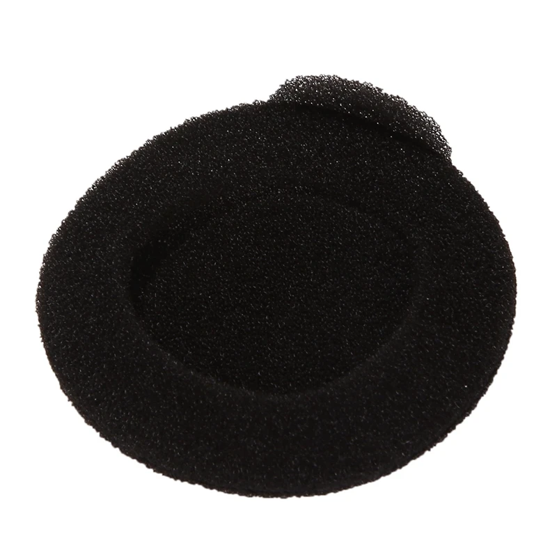 Housses de coussinets de remplacement pour écouteurs, casque, sauna, téléphone noir, 55mm, 8 paires