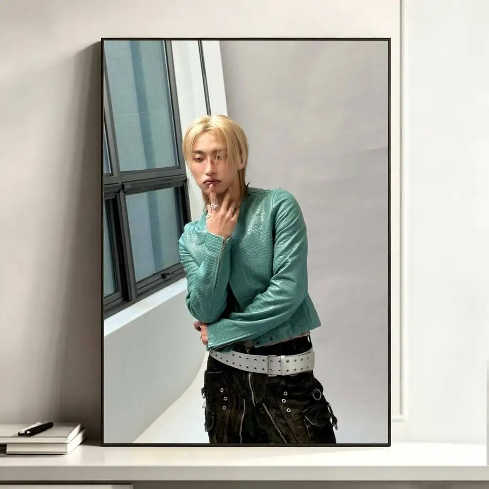 Popular Boy Band A-ATEEZ Seonghwa  Poster High Quality Dorm Living Room Aesthetic Wall Decoration Painting Stickers Gift