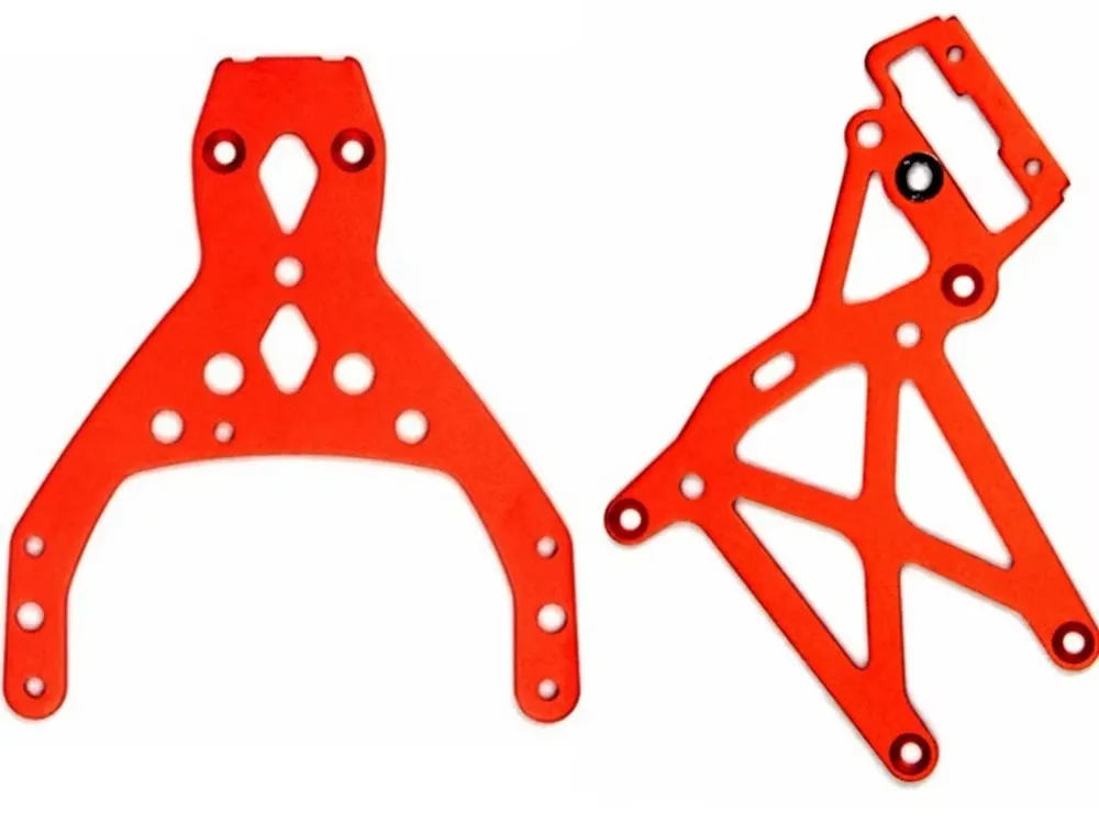 Voor en achter de tweede laagbeugels voor 1:5 HPI KM ROVAN BAJA 5B 5T 5SC