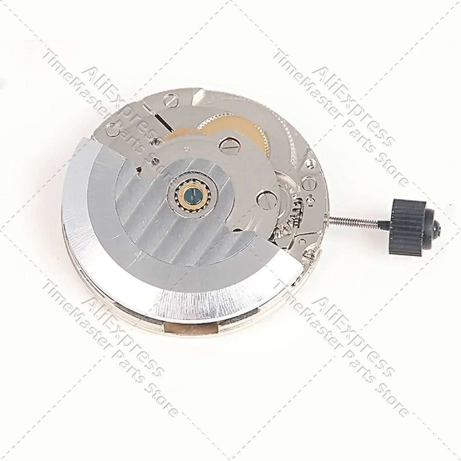 Piezas de reloj Original Shanghai 2824 movimiento 3 en punto movimiento mecánico automático plata oro nuevo movimiento