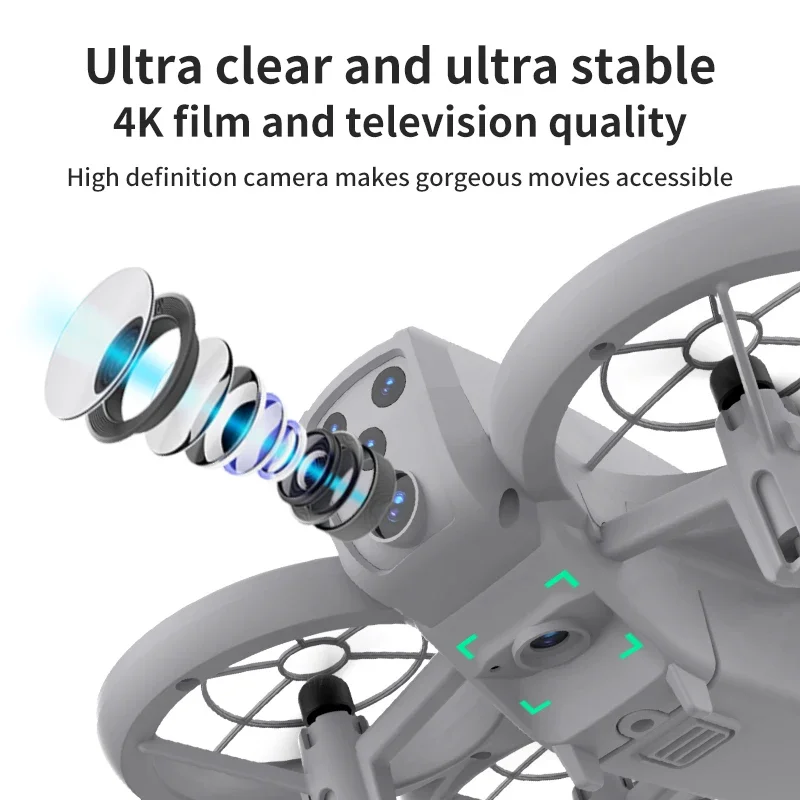 ミニドローン 子供用おもちゃ 2.4G RCクアッドコプター カメラ付き レーシングドローン ラジコン飛行機 LEDライト付き RCドローン 男の子向けおもちゃ