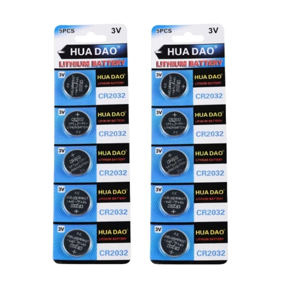 Lithium Coin Cell Battery CR2032 3V 5-90PCS High Capacity Replacement for Key Fob Remote Watch LED Toy Candle Light