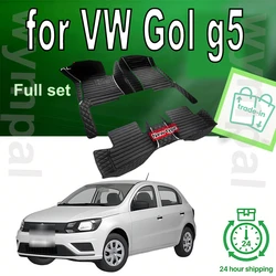 Customized Artificial Leather Car Floor Mat For VW Gol g5 2008 2009 2010 2011 2012 Protect Your Vehicle's Interior Accessory