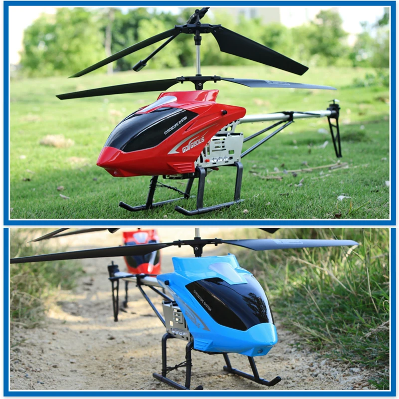 Duży helikopter Rc 80cm Extra 2.4G Trwały 3,5-kanałowy pilot zdalnego sterowania Drone Rc UAV Samoloty zewnętrzne Zabawki dla dzieci Helikopter Boże