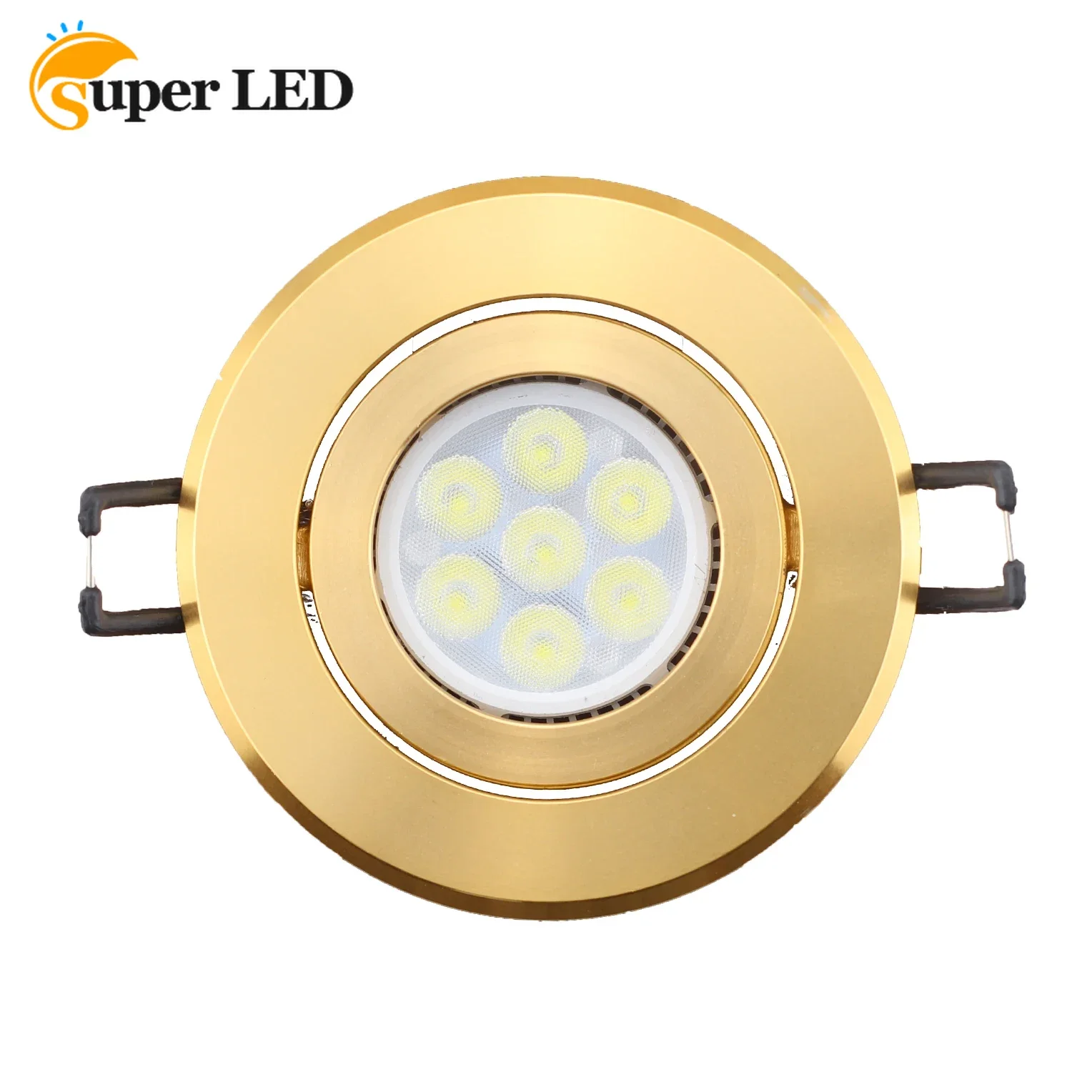 

LED 6W Eyeball Spotlight 3 Colors Recessed Downlight Home Lighting Room Ceiling Down Light Lampu Siling Frame