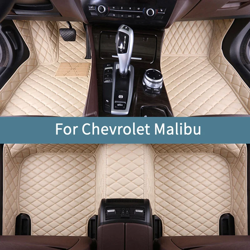 

Автомобильные коврики для Chevrolet Malibu 2022 2023 2024 2025 2026, коврики для автомобилей, всепогодные, водонепроницаемые, полный комплект