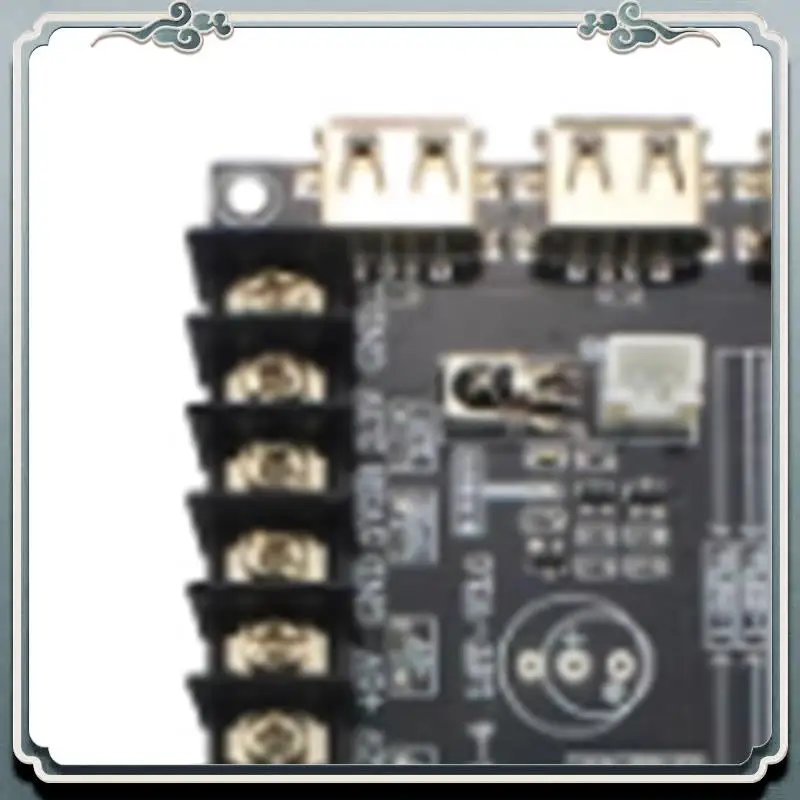 Premium 24 Pins ATX Power Supply Breakout Board And Acrylic Case Kit Module Adapter Power Connector Support 3.3V/5V/12V Easy Ins