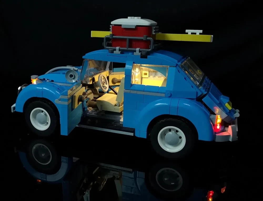 LED-Lichtset für LEGO Käfer Creator 10252 Bausteine
