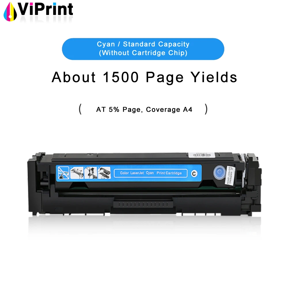 207A Color Toner Cartridge Compatible for HP LaserJet Pro M255 M255dw M255nw MFP M282nw M283fdw M283fdn ( No Chip )