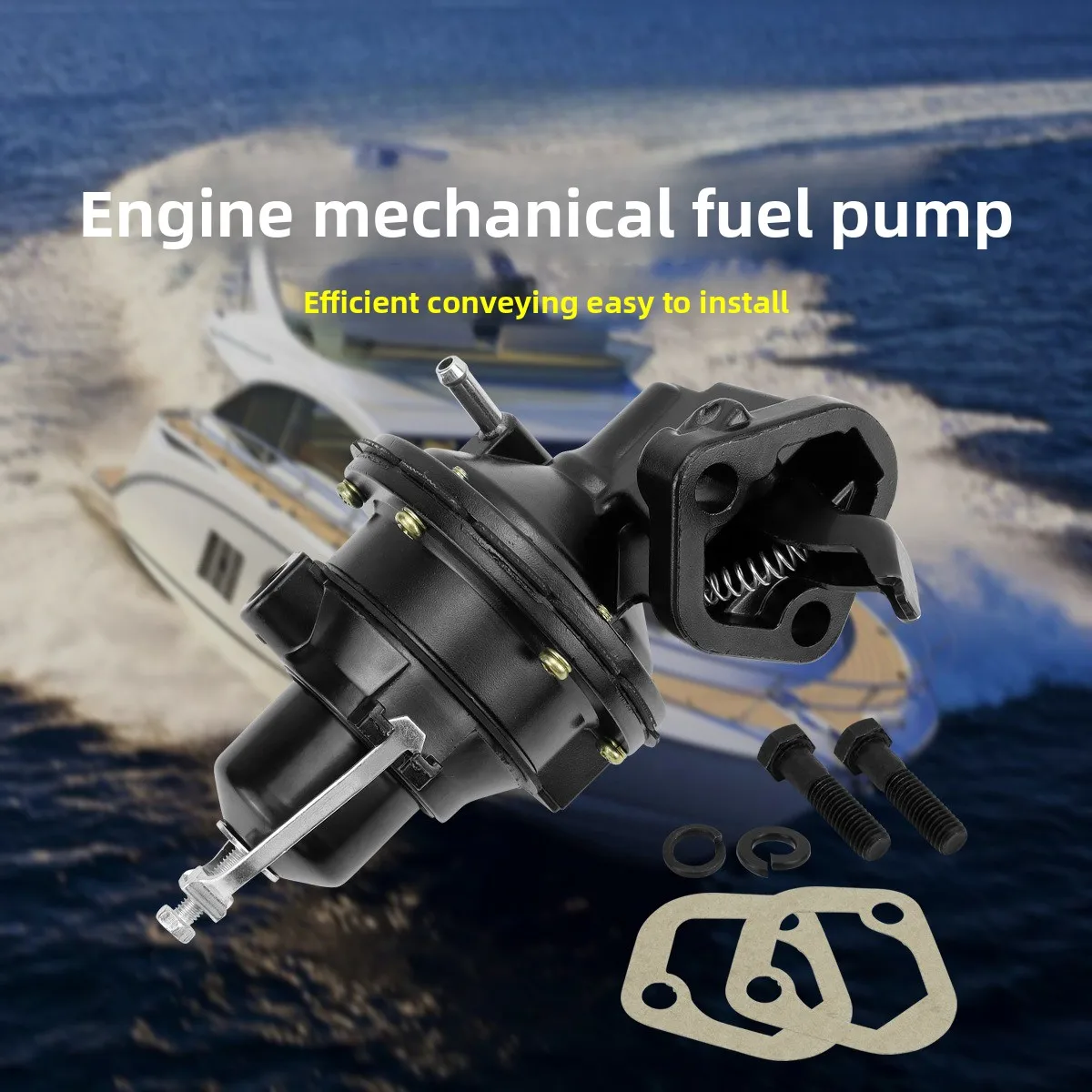 Automotive Engine Parts Mechanical Fuel Pump, Metal Corrosion Protection Interchangeable with 42725A3
