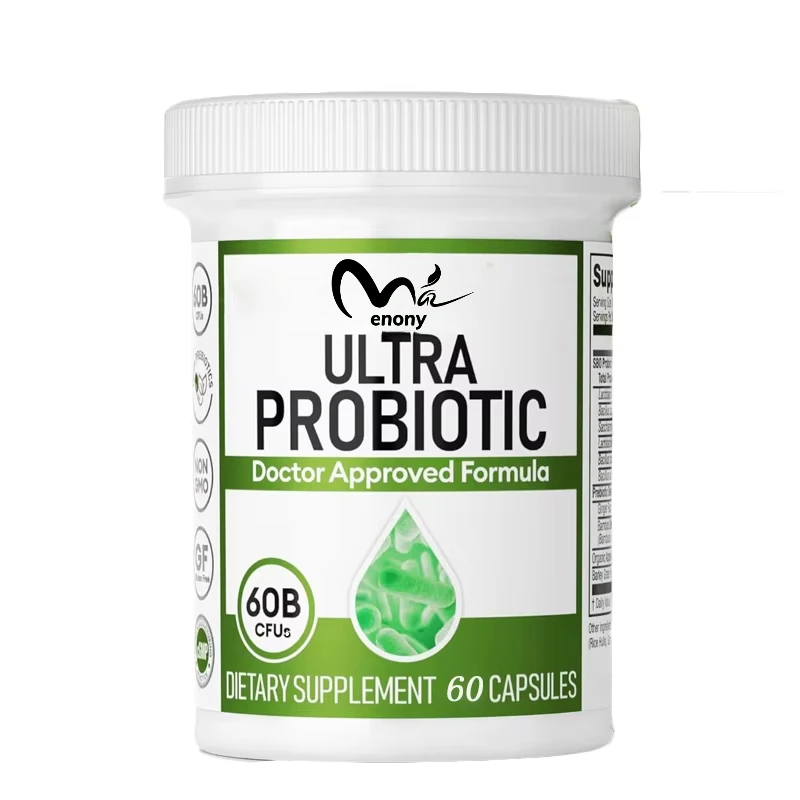 

Super probiotic -60 capsules of 6 strains of probiotics promote overall digestive health in women and men with bloating